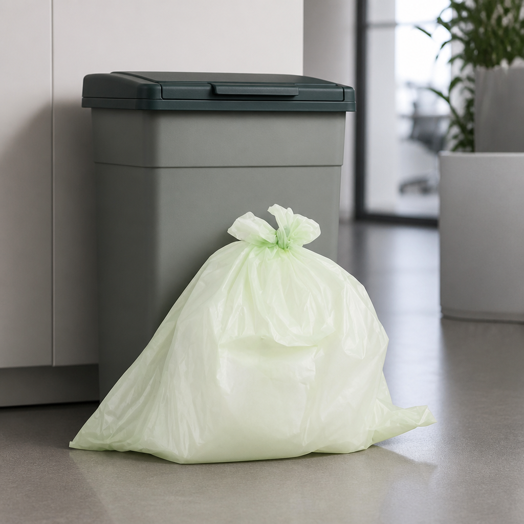 10L Compostable Bin Liners for Food Waste Disposal - 24 Pack