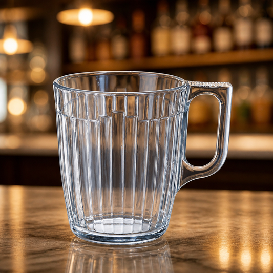 250ml Commercial Coffee Mugs Set of 6 Heat-Resistant Glasses