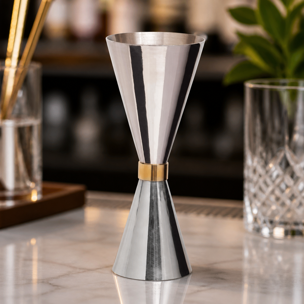 25ml/50ml Commercial Cocktail Jigger with Copper Band