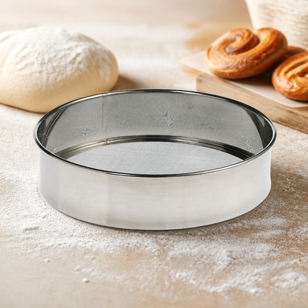 30cm Stainless Steel Commercial Sifter for Baking and Pastry