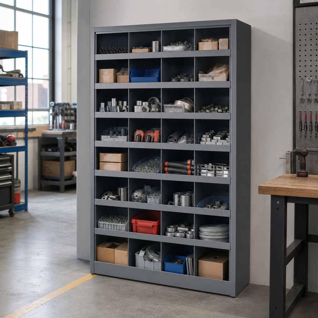 45 Compartment Metal Storage Cupboard 2000x800mm