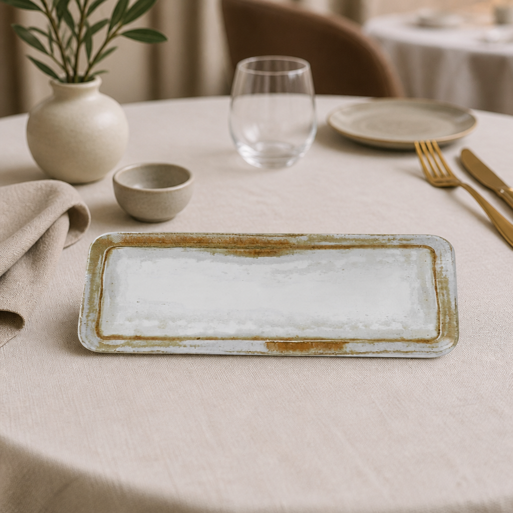 Commercial Rectangular Plates Set 270x160mm - 12 Pack