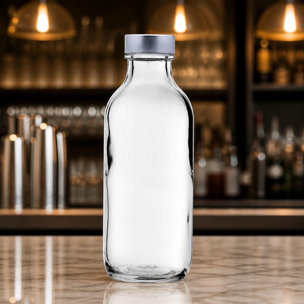 350ml Glass Bottles Set of 6 for Commercial Use