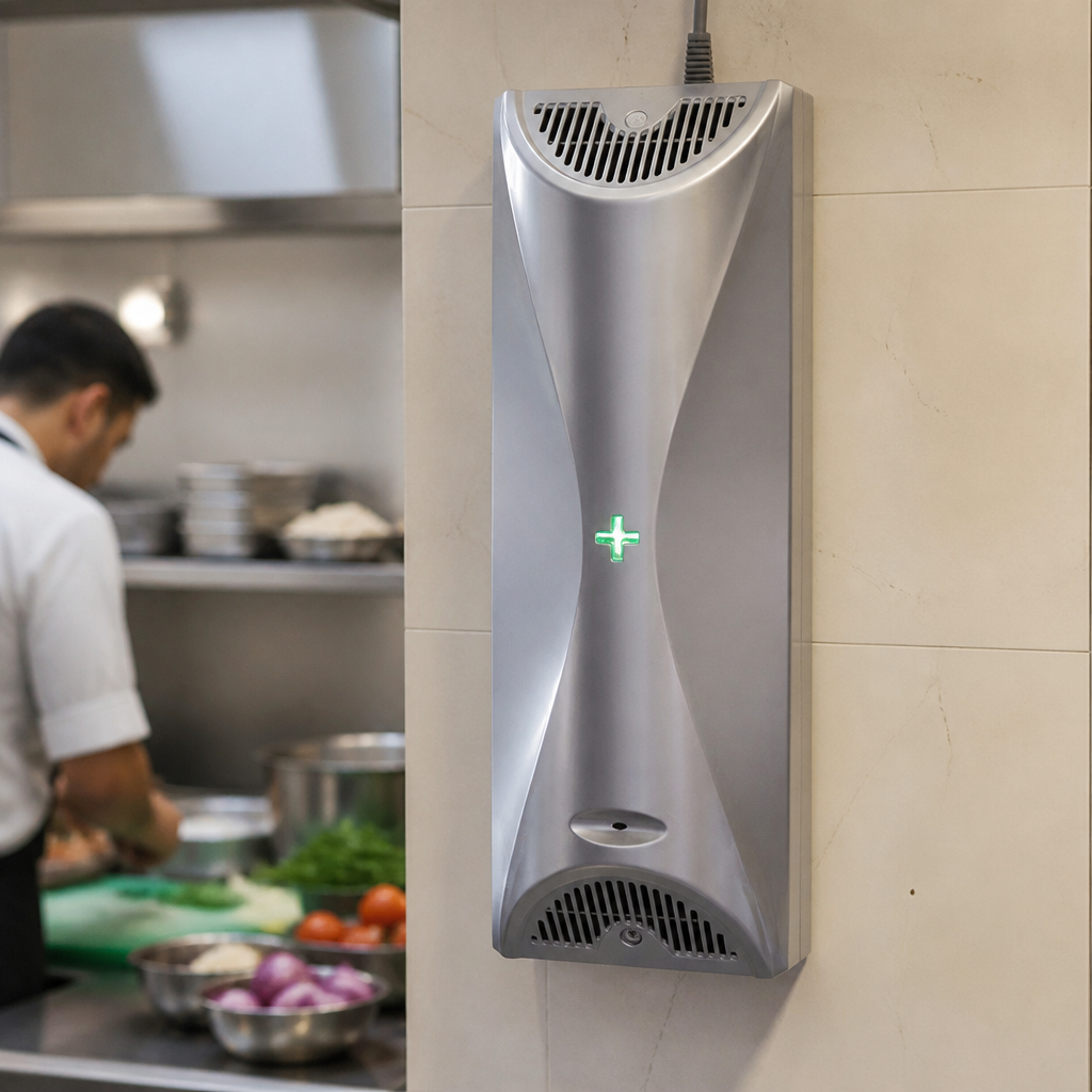 Commercial Air Steriliser for Food Areas with Titanium Finish