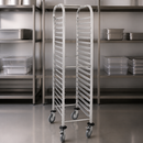 Commercial Racking Trolley 20 Level Capacity Stainless Steel