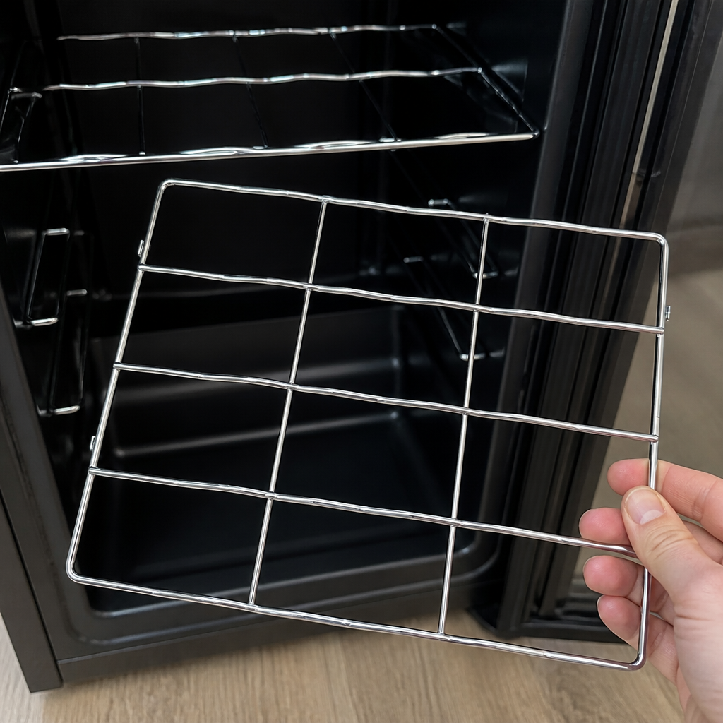 Commercial chrome shelf for wine cooler, 18 x 317 x 420 mm