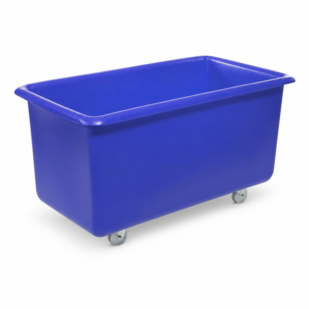 455L Mobile Bottle Skip Waste Bin with 4 Wheels