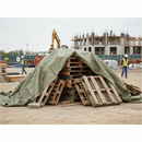 Premium Heavy Duty Jute Tarpaulin 18FT x 12FT for Outdoor Protection and Covering