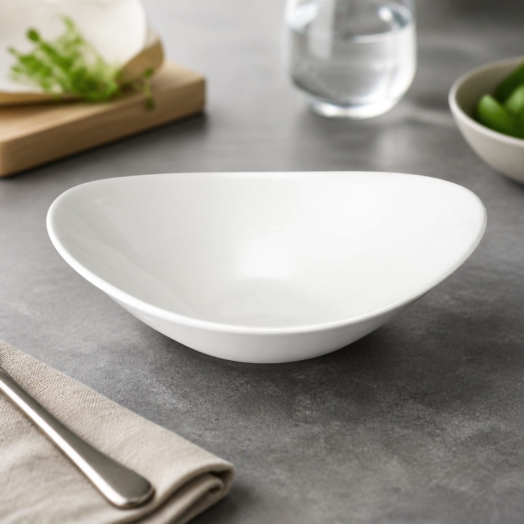 Commercial Oval Coupe Bowls 255mm 596ml 12 Pack