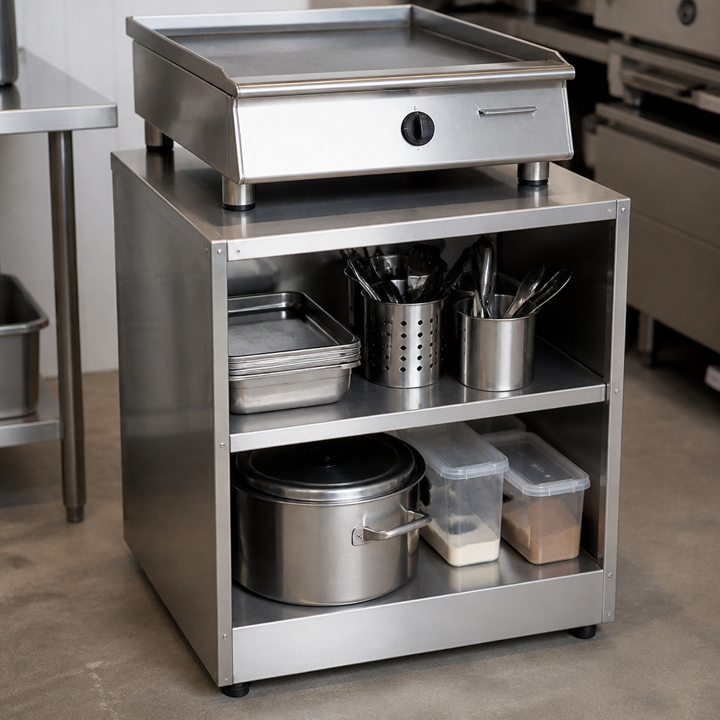 Commercial Ambient Pedestal Stand 600mm for Food Storage