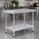 Commercial Stainless Steel Prep Table 1200mm Workbench