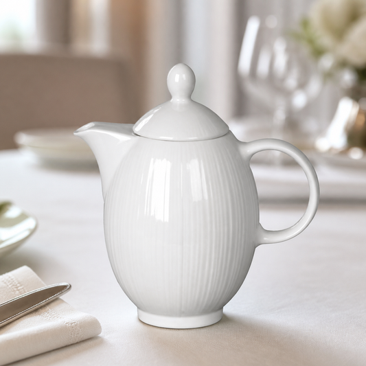 Commercial Coffee Pot 600ml with Medium Lid - 6 Pack