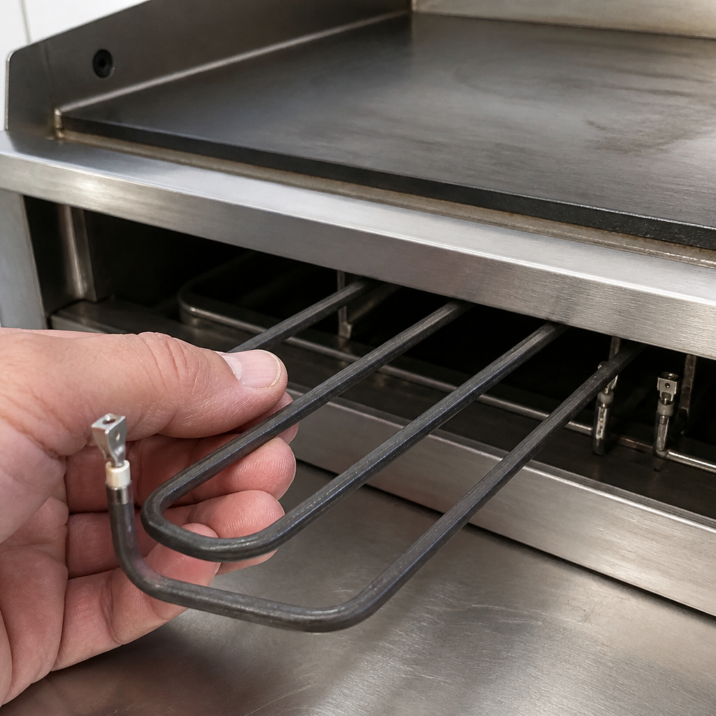 Commercial countertop griddle replacement heater 60mm high