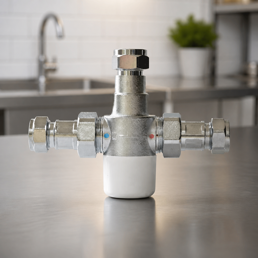Commercial Mixer Valve for Under Counter Dishwashers 105mm