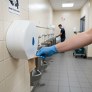 Premium Jumbo Toilet Roll Dispenser for 2.1/4" & 3" Core Sizes - Durable White Finish for High-Volume Facilities