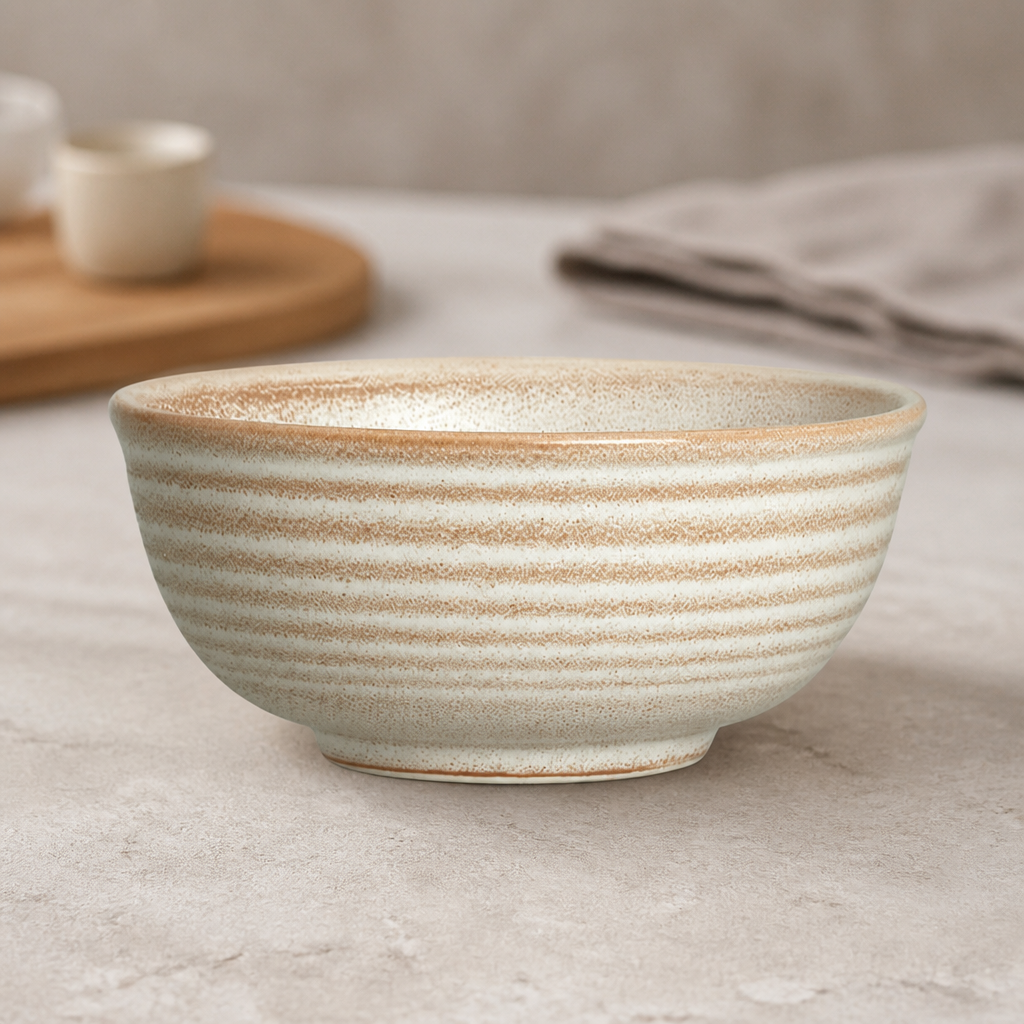 150mm Commercial Ramen Bowls - 12 Pack Vitrified Stoneware