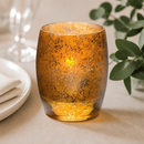 Commercial Antique Gold Glass Votives 95mm - 12 Pack
