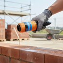 Professional 82m Brick Line with Hand Dispenser - High Visibility Braided Nylon String, Abrasion and Alkali Resistant for Building Projects