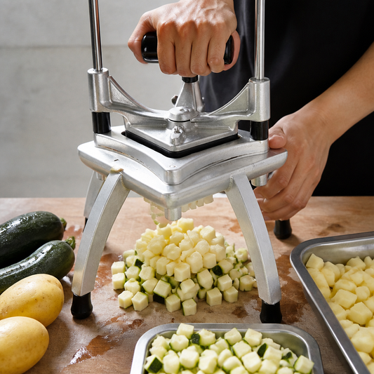 Commercial Vegetable Dicer 9.5mm Blade Aluminium Construction