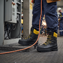 Premium Non-Metallic Electrical Hazard Work Boot - Safety Compliance with EN ISO and ASTM Standards, Sizes 5-14