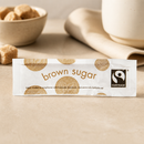 Compostable Fairtrade Brown Sugar Sticks 1000 Pack