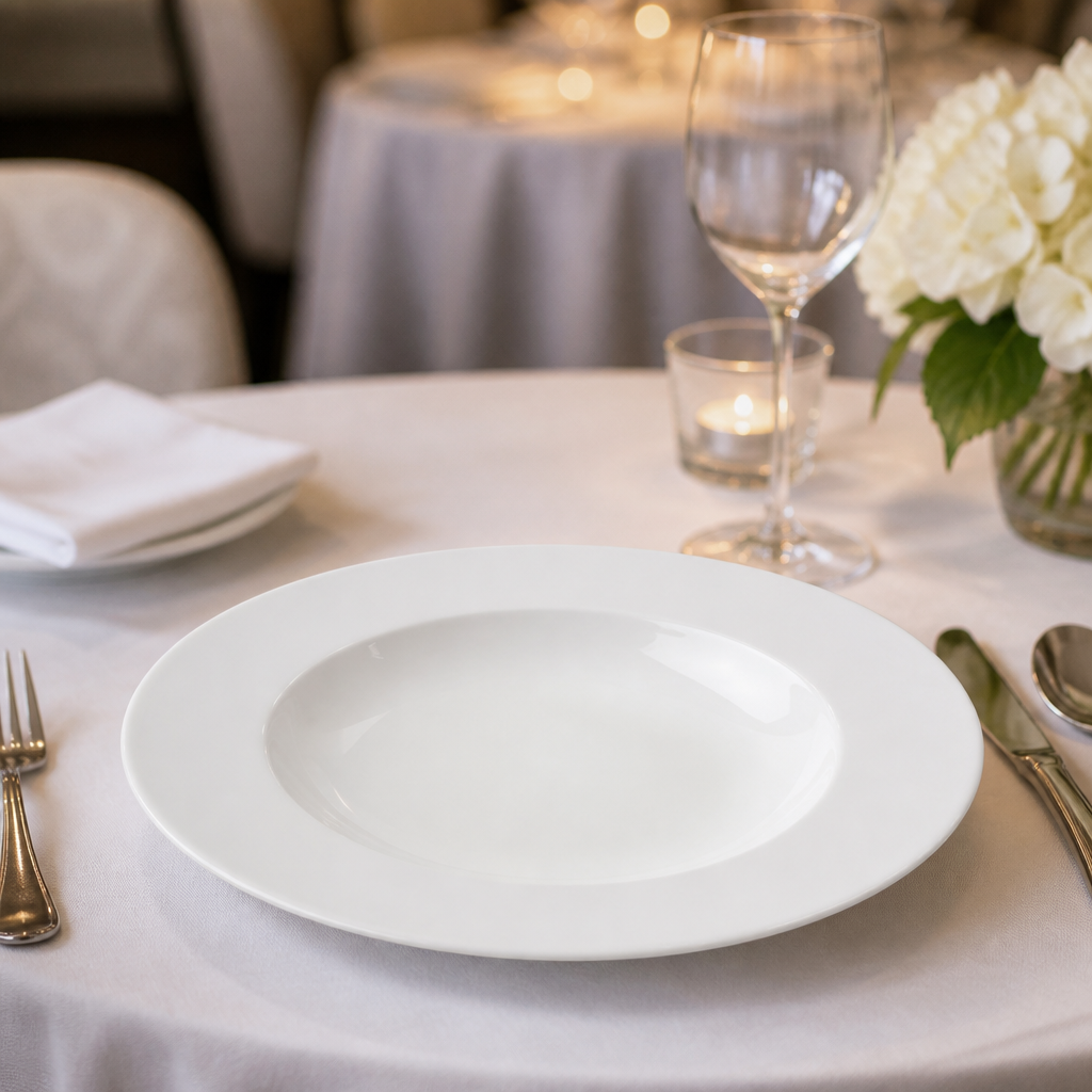320mm Wide Rimmed Bowl for commercial dining and banqueting