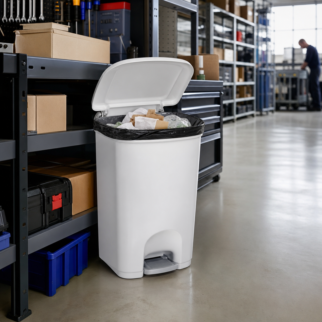 45L HACCP Plastic Pedal Food Waste Bin