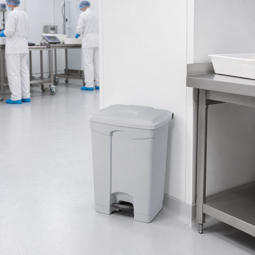 45L HACCP Plastic Pedal Food Waste Bin