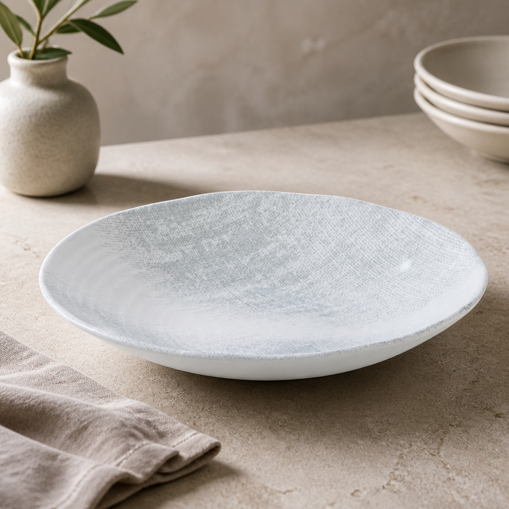 Commercial Jute Grey Organic Coupe Bowls 279mm 12 Pack 1.35L
