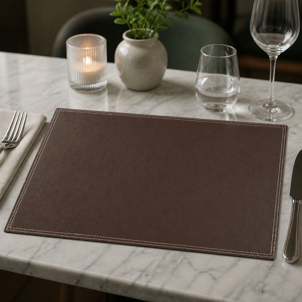 Large Faux Leather Placemats for Commercial Catering Venues