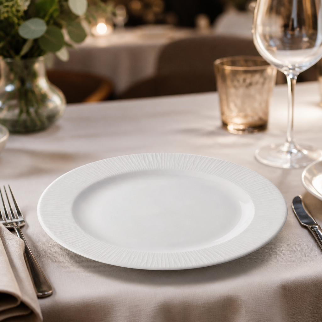 Commercial Bamboo Plates 234mm - 12 Pack Catering Supplies