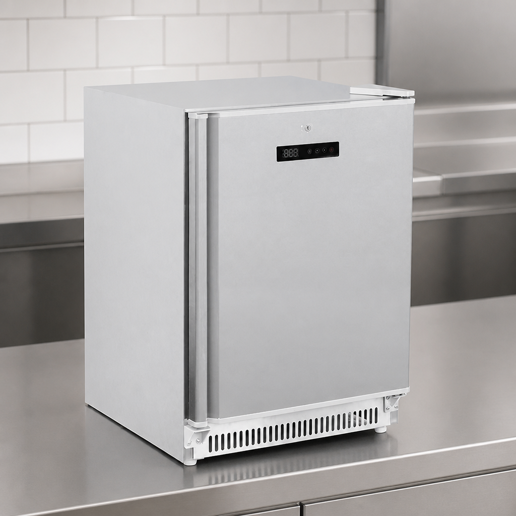 150Ltr Commercial Under Counter Fridge Stainless Steel