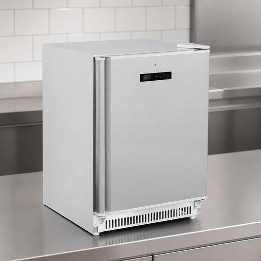 150Ltr Commercial Under Counter Fridge Stainless Steel
