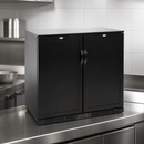 Commercial Back Bar Cooler 208L Capacity Solid Doors