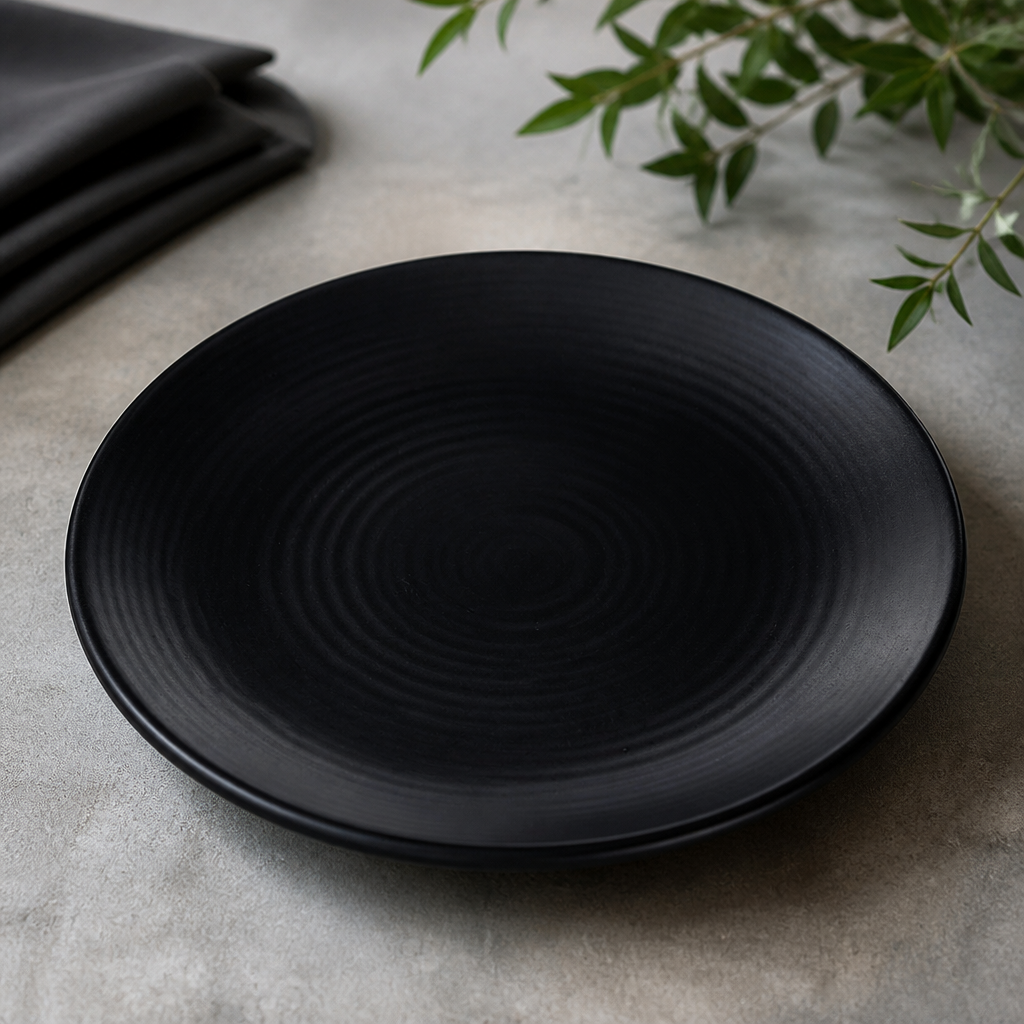Commercial Vitrified Stoneware Coupe Plates 273mm - 6 Pack