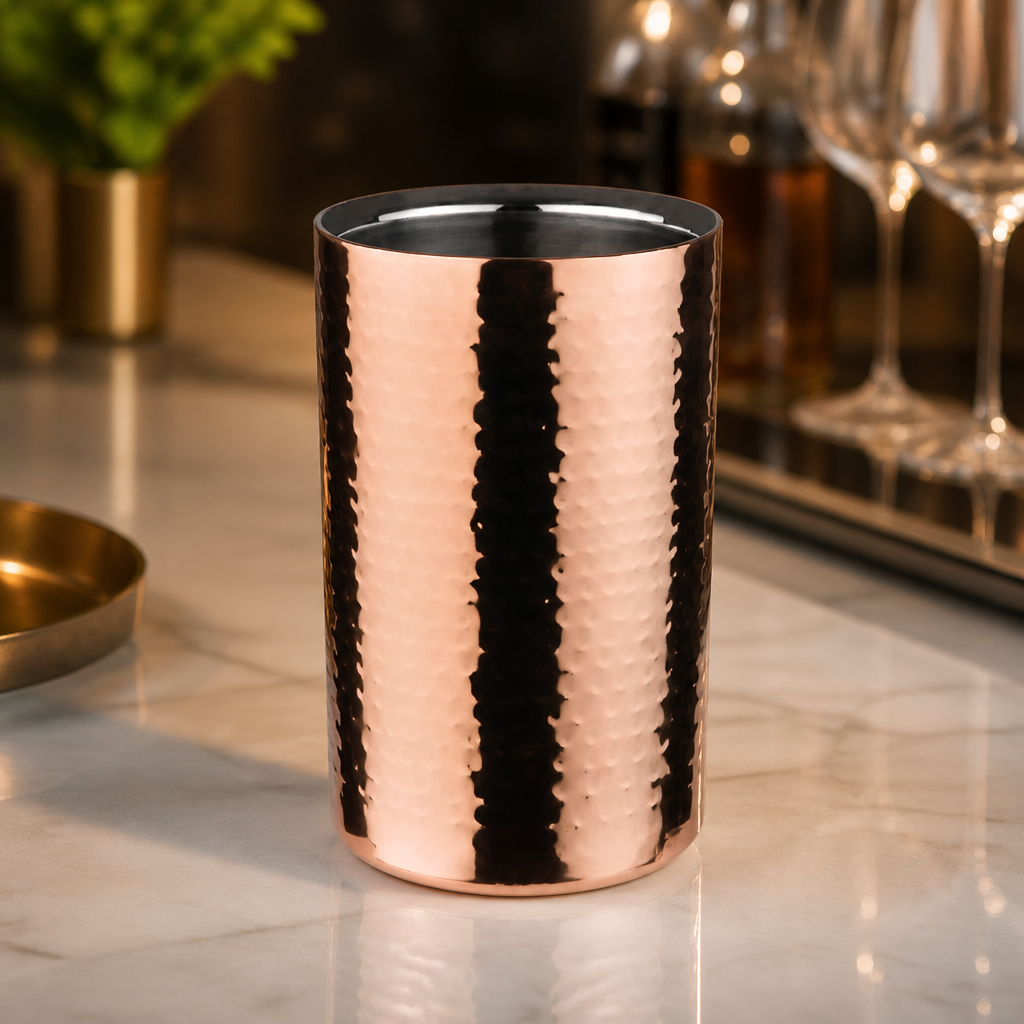 Commercial Copper Plated Wine And Champagne Cooler 1.5L