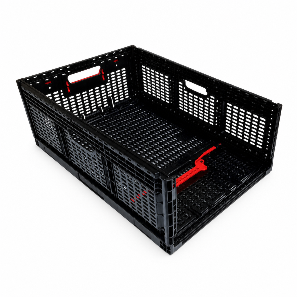46L Foldable Food Grade Crate with Handles