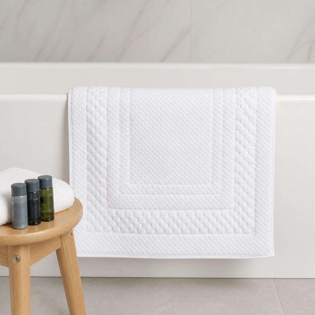 Commercial Cotton Bath Mat 500x800mm 1000gsm