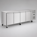 Commercial Four Door Slimline Counter Fridge 511L Capacity