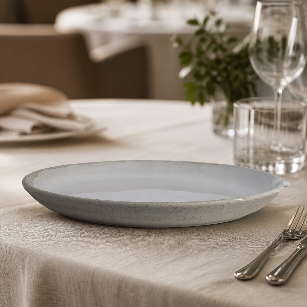 Commercial Plates with Spout 263mm - 24 Pack