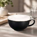 Commercial Cappuccino Cups 225ml Onyx Black 12 Pack