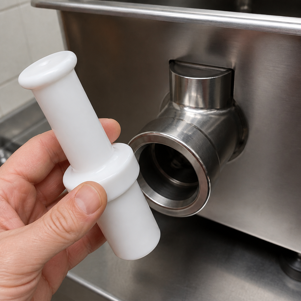 Commercial mincer pusher replacement part 215mm height