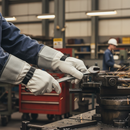 Premium Heavy Duty Leather Protector Gloves Made from Top Grain Goatskin Leather for Superior Dexterity and Abrasion Resistance