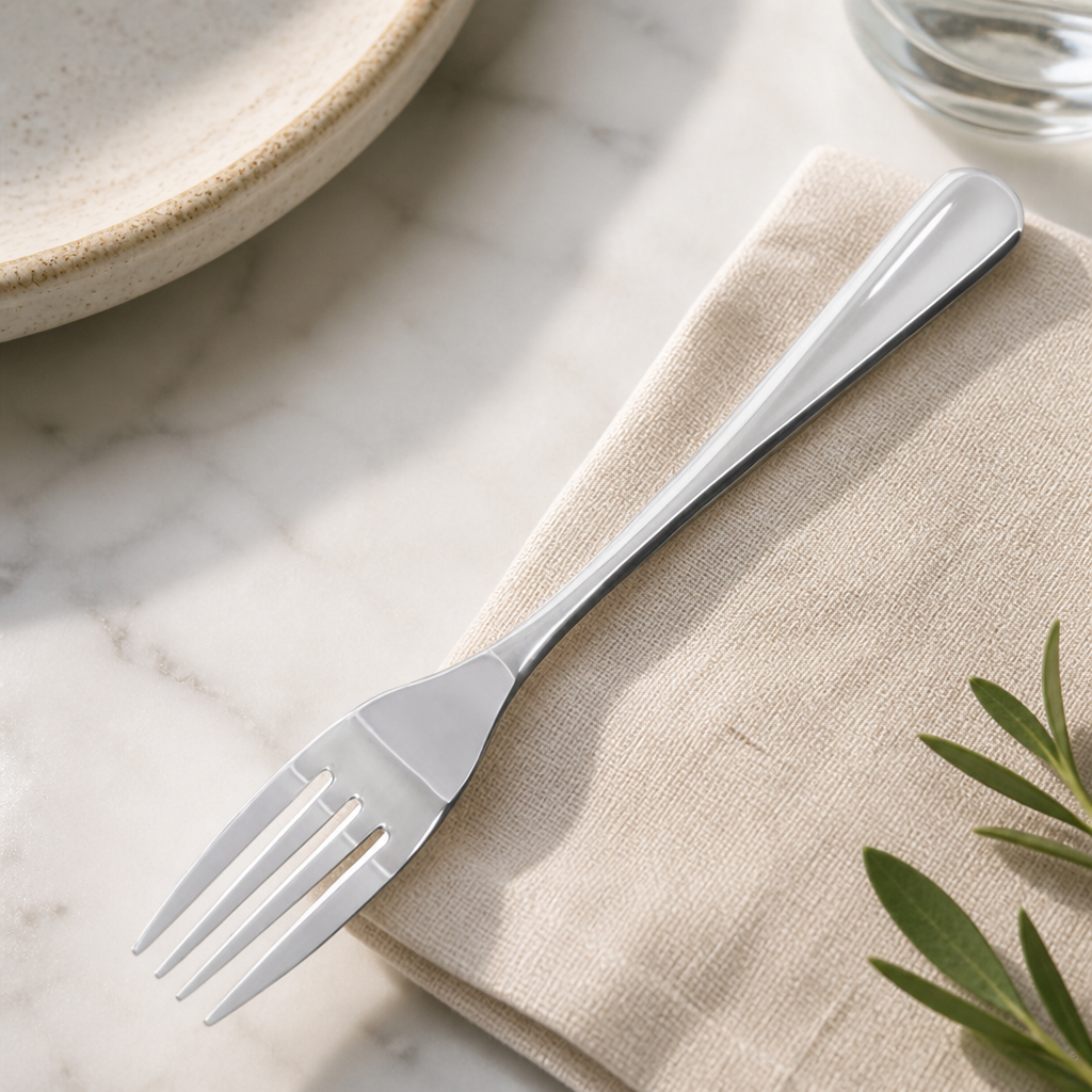 Commercial Stainless Steel Dessert Forks 12 Pack 176mm