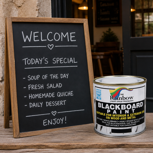 Blackboard Paint 250ml for Liquid Chalk Markers and Stencils