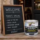 Blackboard Paint 250ml for Liquid Chalk Markers and Stencils