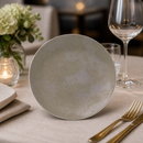 Crushed Velvet Grey Coupe Plates 164mm Commercial Dinnerware Set
