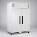 Commercial Upright Double Door Fridge 1200Ltr White