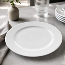 Commercial Wide Rimmed Plates 310mm Whiteware 6 Pack