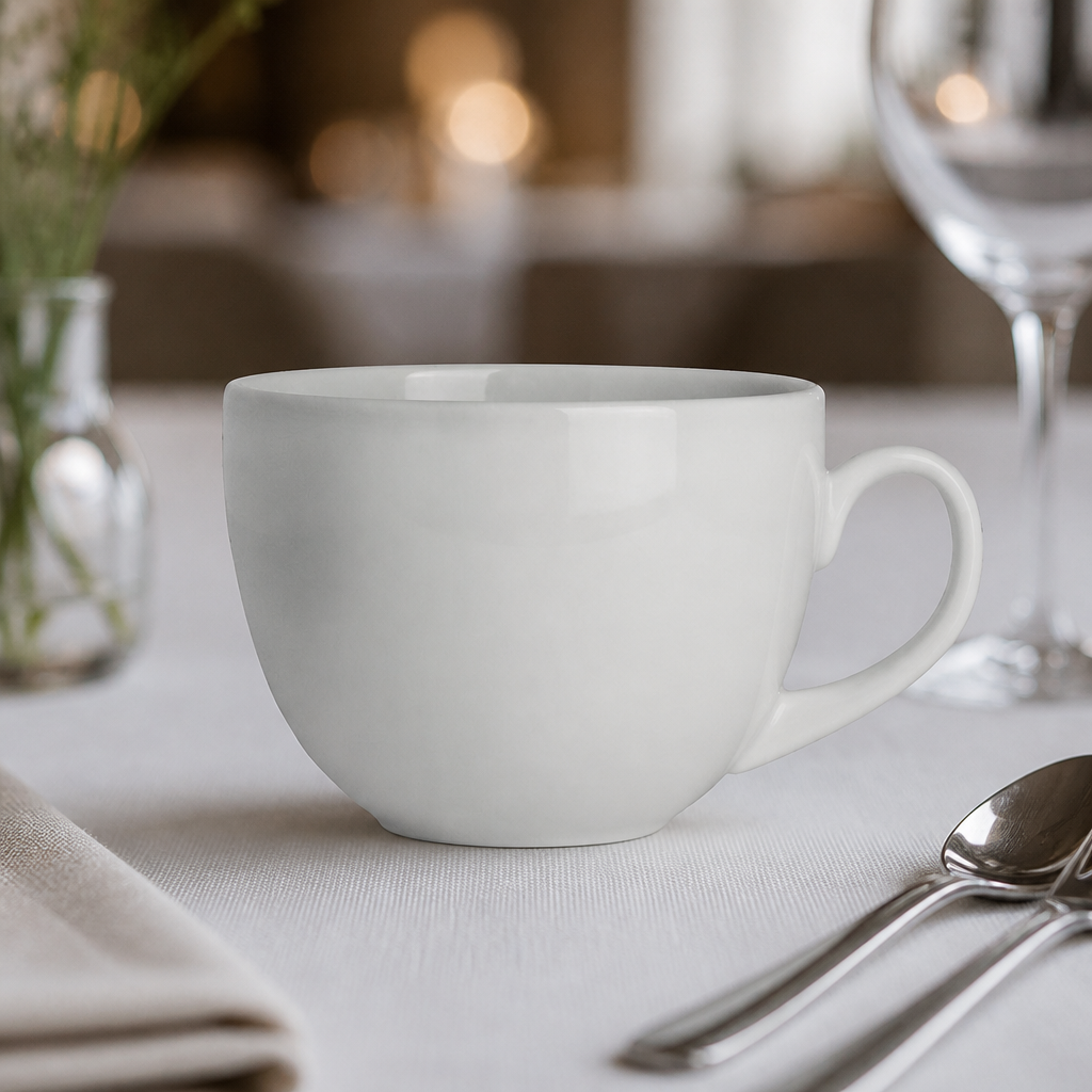 Commercial Porcelain Coffee Cups 251ml 36 Pack